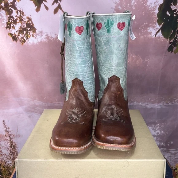 Tin Haul “Cactus” Western Boots 7 fits like 8 - Picture 5 of 8